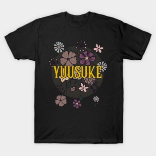 Aesthetic Proud Name Yuusuke Flowers Anime Retro Styles T-Shirt